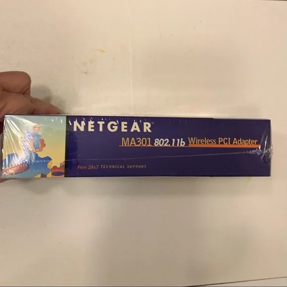 🔴 ⏬️⏬️ NETGEAR 802.11b Wireless PCI Network Adapter MA301 NIB HOST PICK - Picture 6 of 13